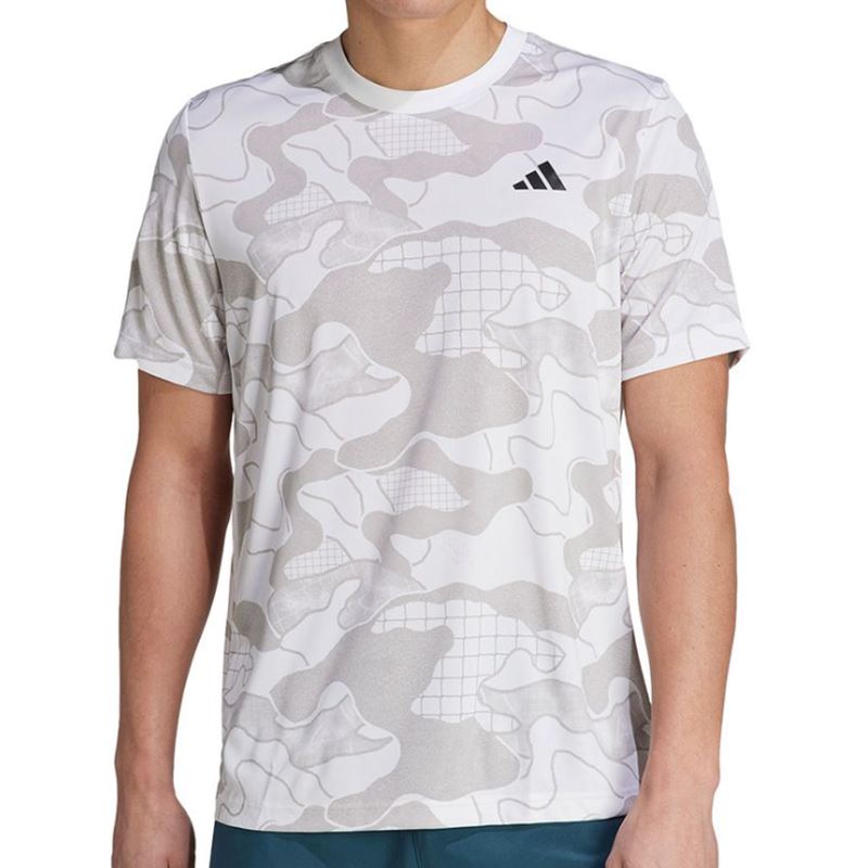 Adidas Club Graphic Tennis, Padel- och tennis T-shirt herr