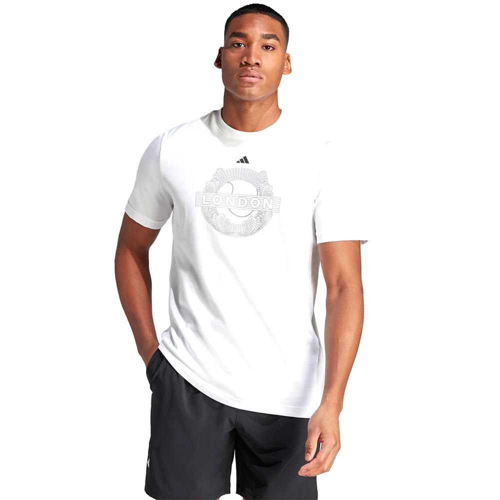 Adidas Tennis Wmb Graphic, Padel- och tennis T-shirt herr