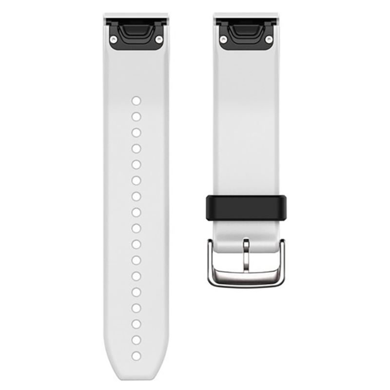Garmin QuickFit 22-klockarmband, vit silikon, Armbånd