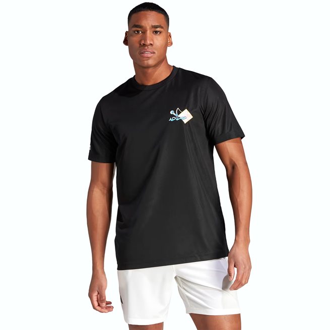 Adidas Padel Graphic, Padel og tennis T-shirt herrer