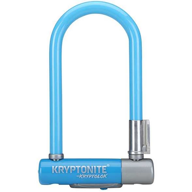 Kryptonite Bygellås Kryptolok 2 Mini 7 blå med Flex Mini 7 blå med Flexframe fäste