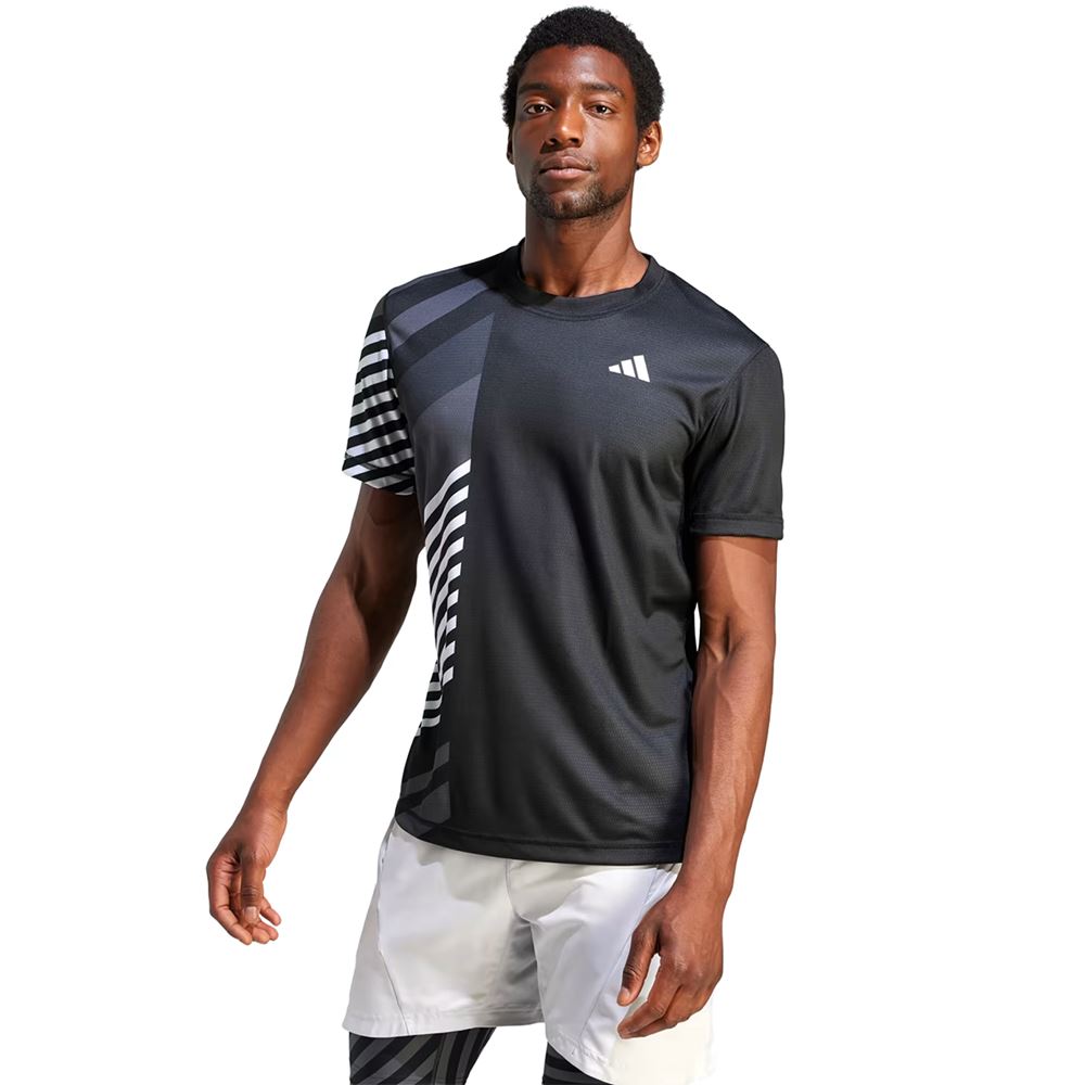 Adidas Tennis New York Heat.Rdy Freelift Padel- och tennis T-shirt herr