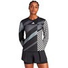 Adidas Tennis New York City 3/4 Long Sleeve, Naisten padel ja tennis T-paita