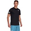 Adidas Club 3-Stripes Tee, Padel- och tennis T-shirt herr