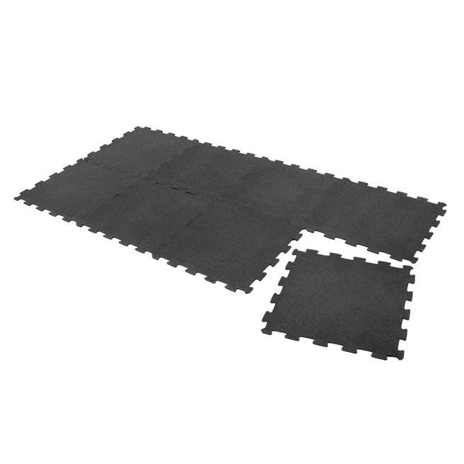 Hammer Sport Floor Mat 8 Pieces Black, Professional