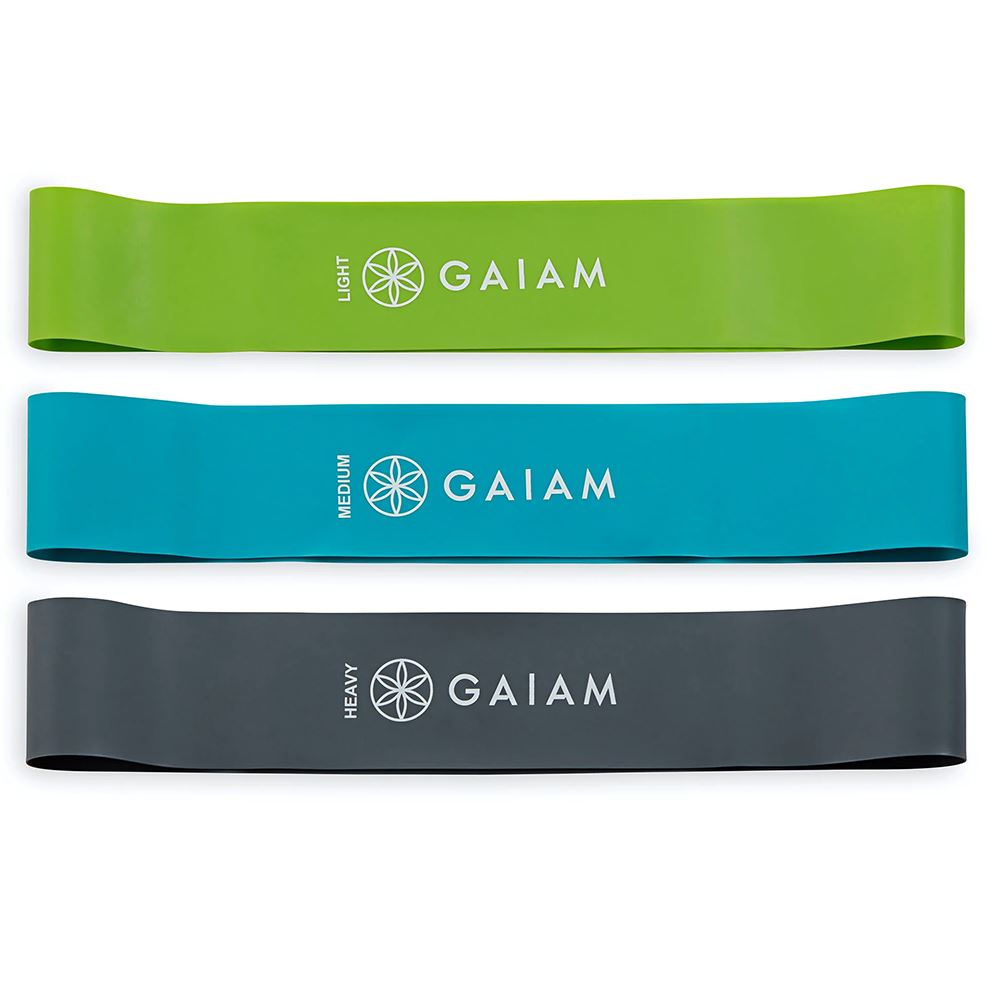 Gaiam Restore Mini Band Kit 3-Pack Powerband & Mini band