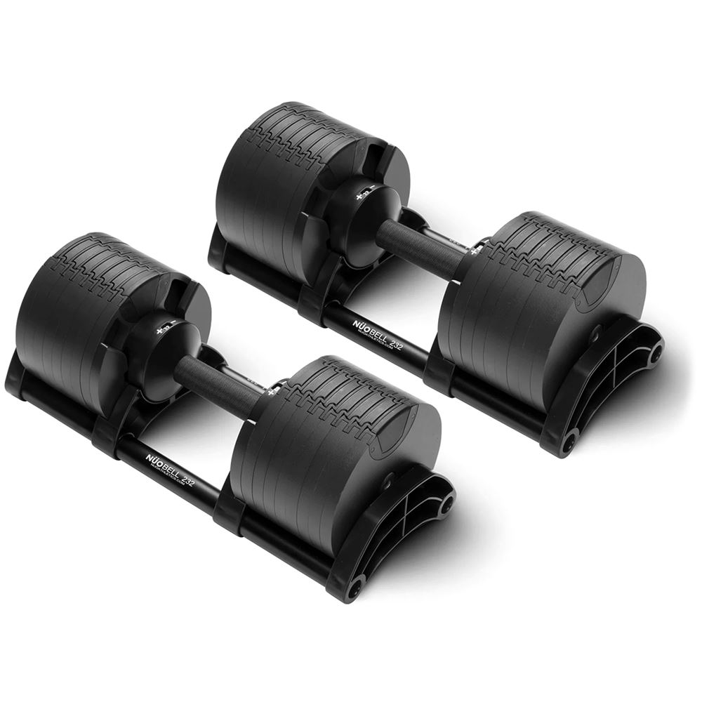 NÜO Nuobell 2-32 kg All Black (Par), Hantlar | Offcourt - Hemmaträning - Hantlar - Hantlar Justerbara | Padelspecialisterna