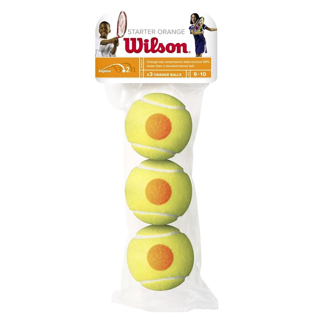 Wilson Starter Orange (3-Pack) Tennis pallot