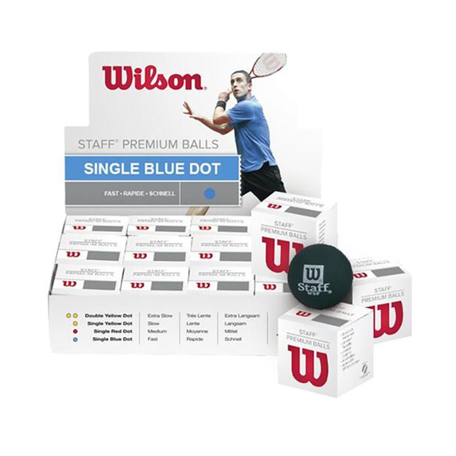 Wilson Staff Squash Ball Blue Dot