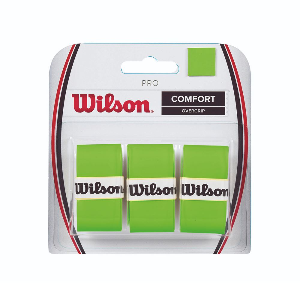 Produktfoto för Wilson Pro Overgrip Blade Green, Tennis grepplindor