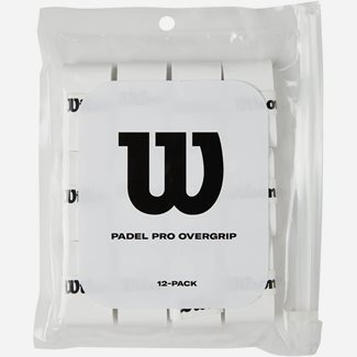 Wilson Padel Pro Overgrip 12-Pack White, Padel greptape