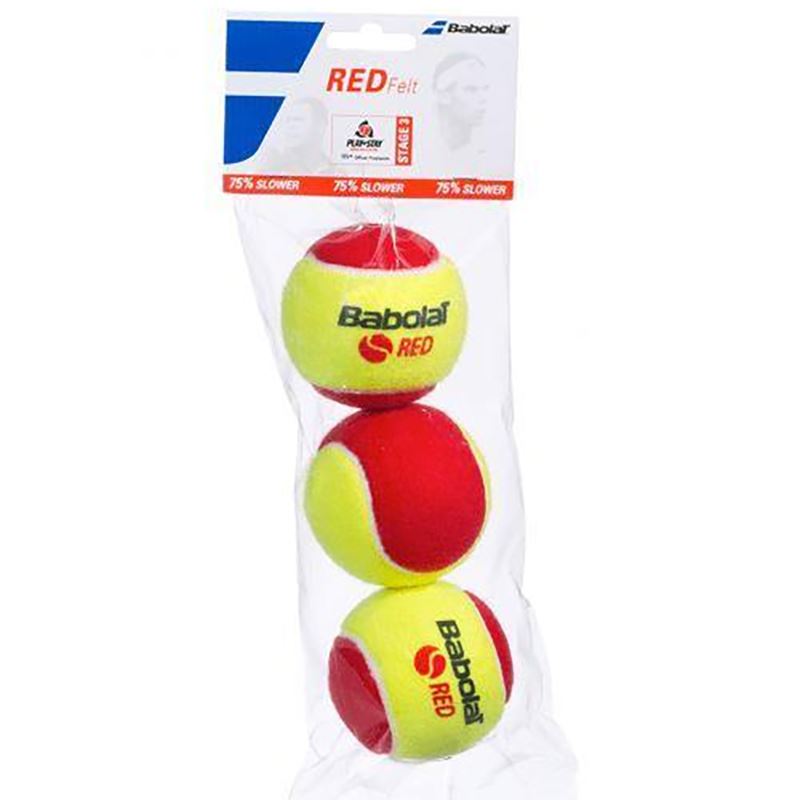 Babolat Red Felt 3 Pack Tennisbollar Tengo.se