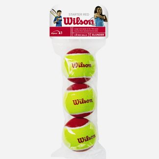 Wilson Starter Red (3-Pack), Tennis pallot