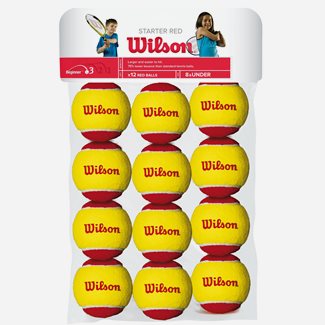 Wilson Starter Red (12-Pack), Tennis pallot