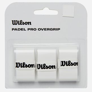 Wilson Padel Pro Overgrip 3-Pack White, Padel-kahvat