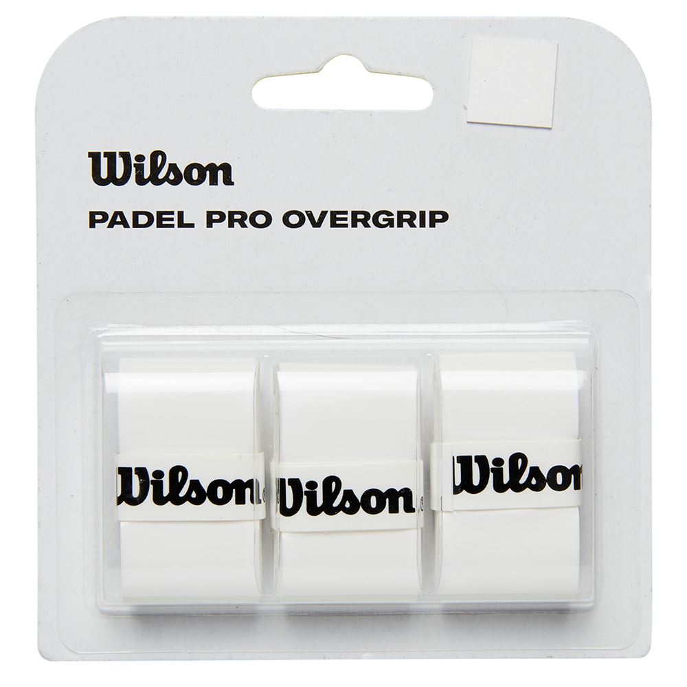 Wilson Padel Pro Overgrip 3-Pack White Padel-kahvat