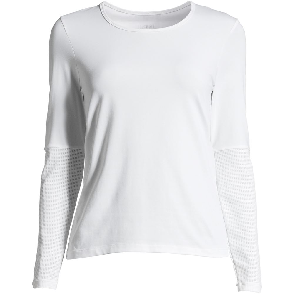 Casall Essential Mesh Detail Long Sleeve Padel- och tennis T-shirt dam