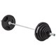 Master Fitness Vektstangsett 135 kg Deluxe, Vektstangsett gummibelagt