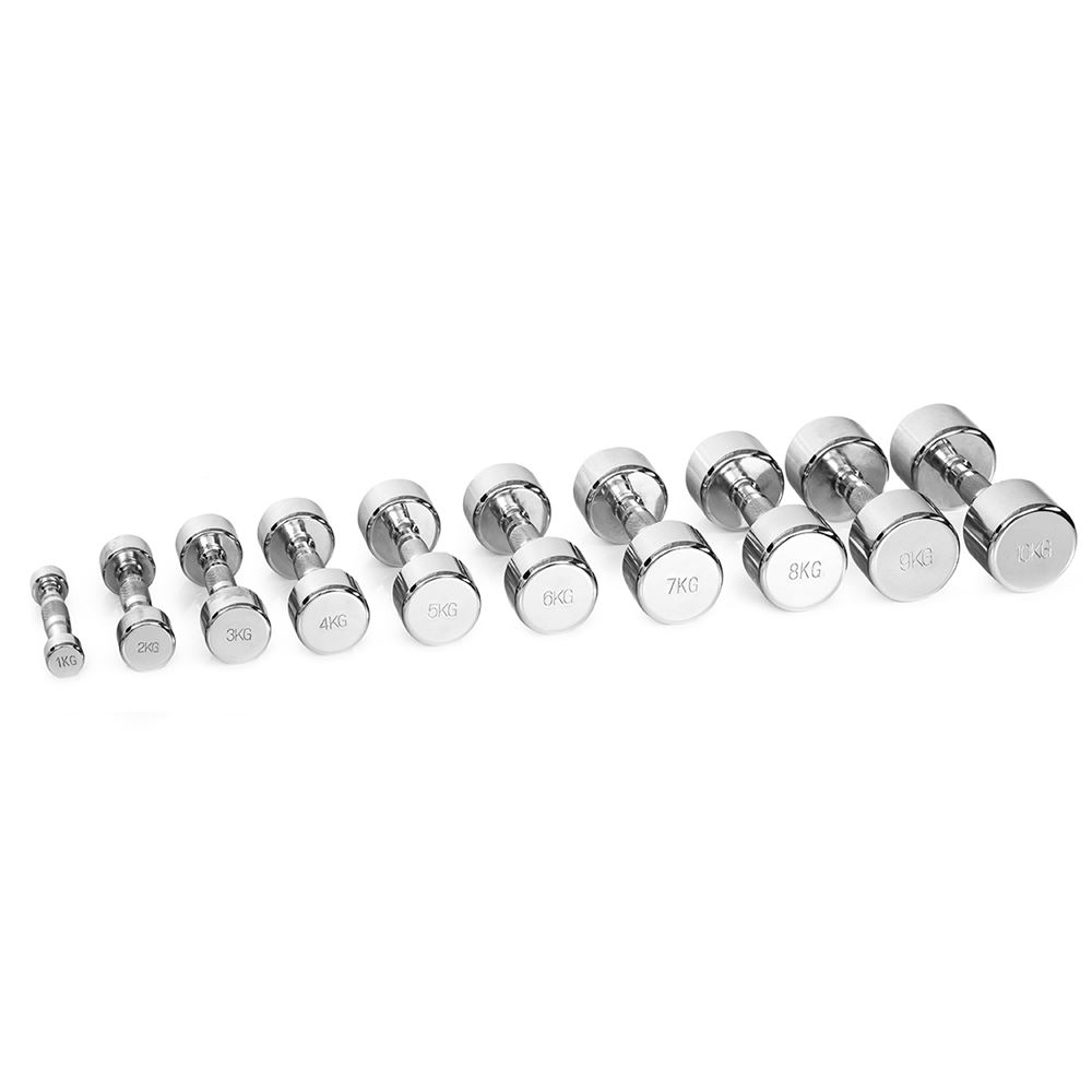 Pro Chrome Dumbbell 10kg - single