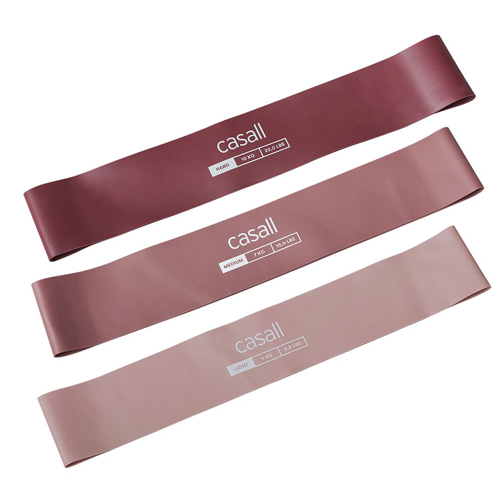Gummibånd 3-pack Rosa