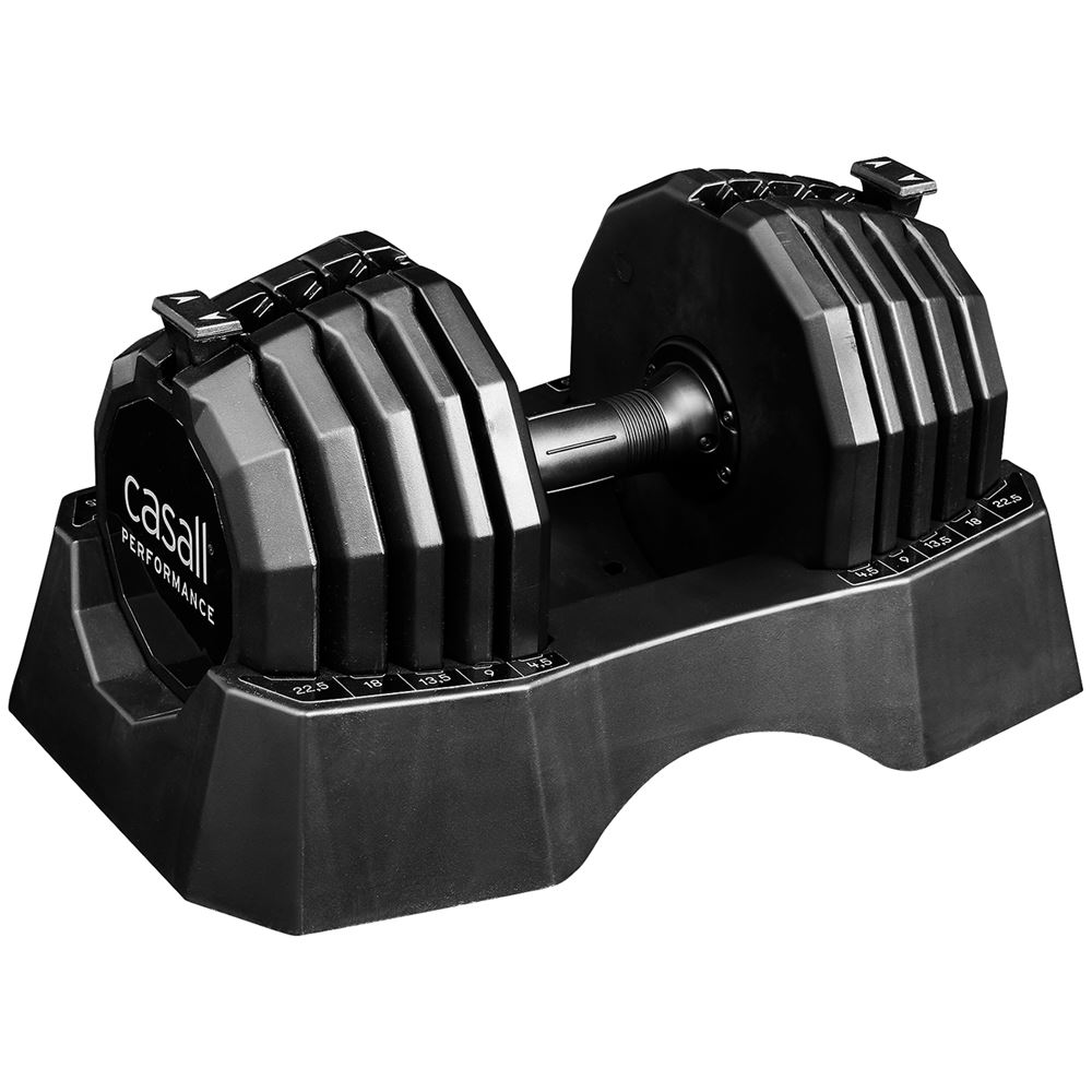 Casall PRF Adjustable Dumbbell Set 4,5-22,5 kg 1×22,5 kg Justerbara hantlar