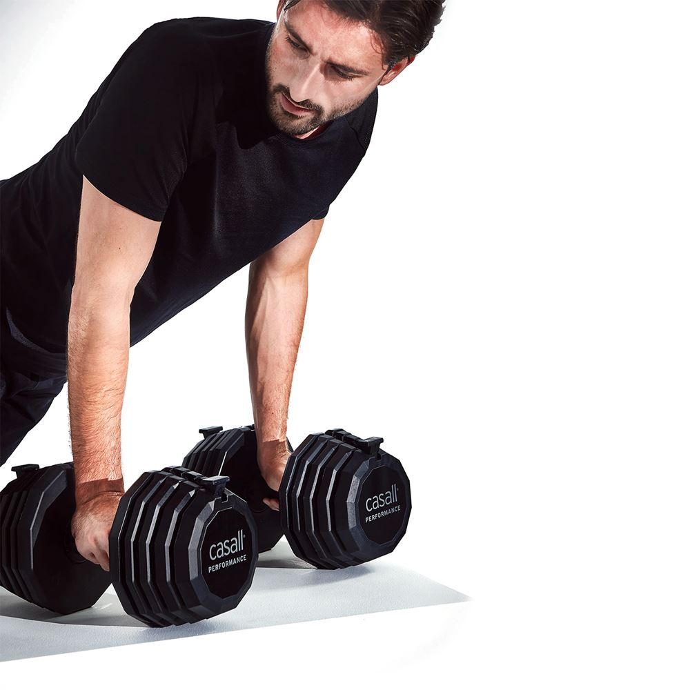 Alternativ bild 1 för Casall PRF Adjustable Dumbbell Set 1 x 4,5-22,5 kg