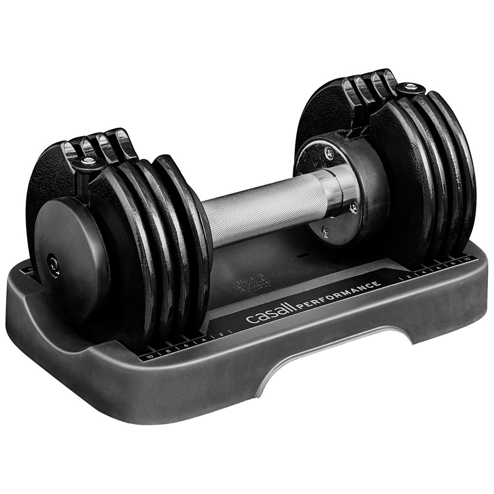 Casall PRF Adjustable Dumbbell 10 kg (Single), Justerbar hantel