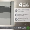 Gaiam Power-Grip Truffle Yoga Mat 4 mm