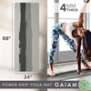 Gaiam Power-Grip Truffle Yoga Mat 4 mm