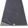 Gaiam Yoga Mat Towel Folkstone Grey