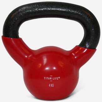 Titan LIFE Kahvakuula Valurauta sis. Vinyyli, Kettlebells