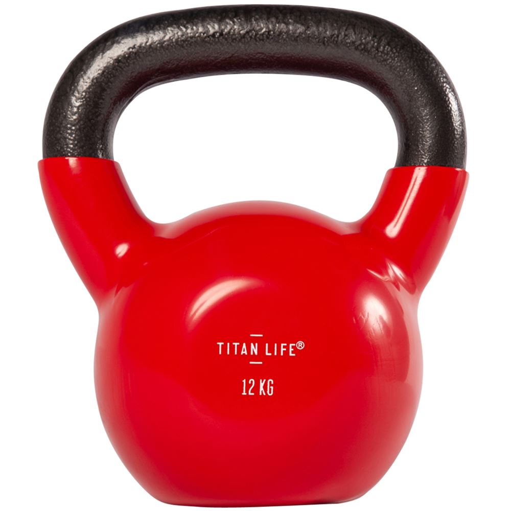 Titan Kettlebell 12kg, kettlebell RED