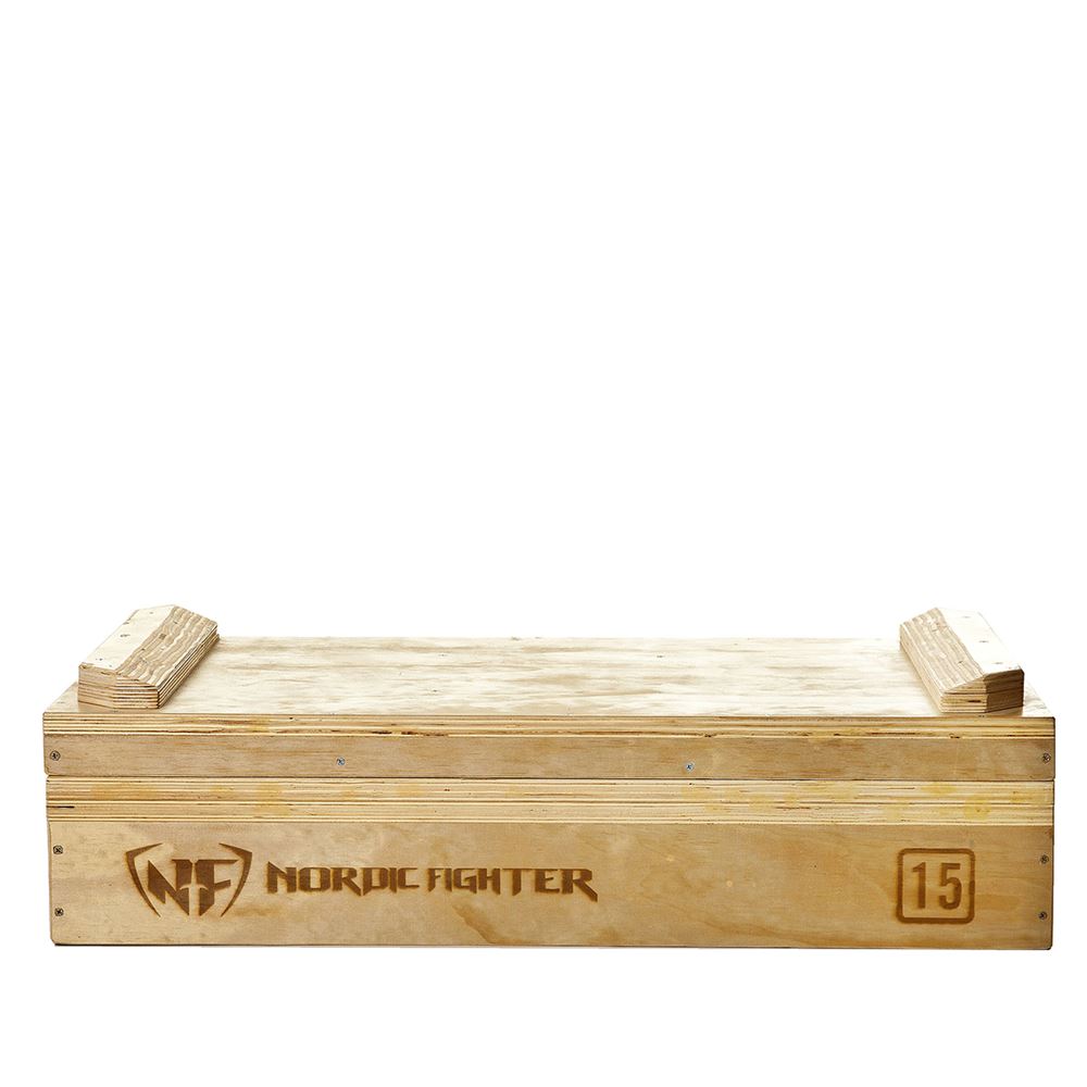 Nordic Fighter Wooden Jerk Block 15 cm (Par) Jerk box