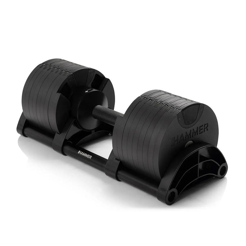 Hammer Sport Smartlock dumbbell set 32 kg 1×32 kg Justerbara hantlar