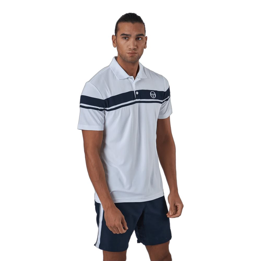 Sergio Tacchini Signature Polo Padel- & Tennispiké herr