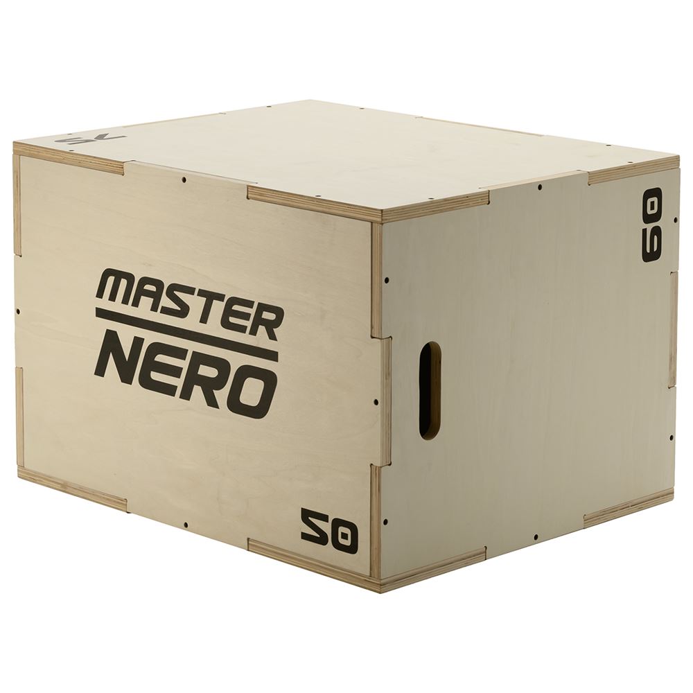 Master Fitness Nero Plyo Woodbox 50-60-75