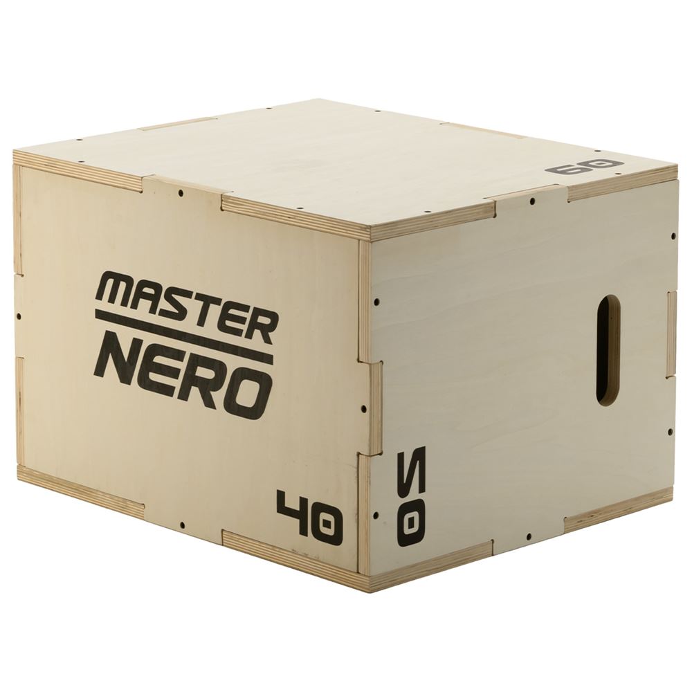 Master Fitness Nero Plyo Woodbox 40-50-60