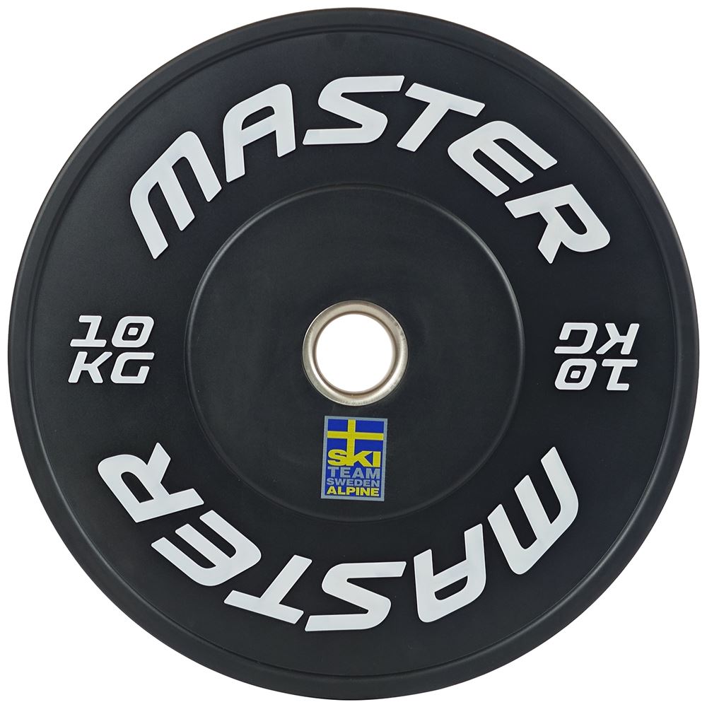 Master Fitness Bumper Ski Svart, Vektplater Bumper