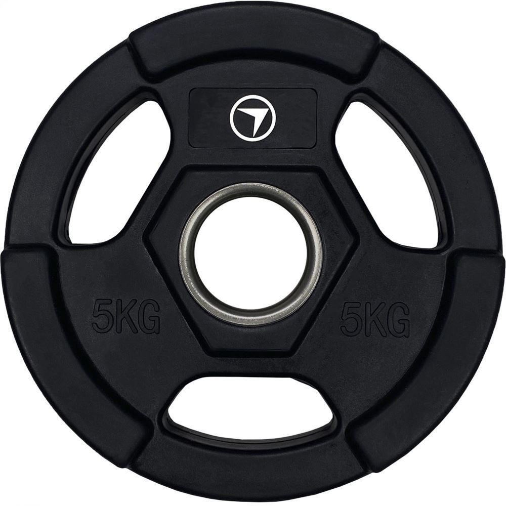 Weight Plate Tri Grip Black 50 mm, Styck