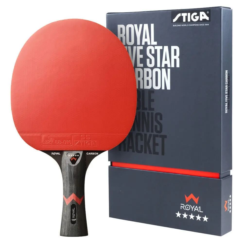 Alternativ bild 1 för STIGA Bat Royal Five Star Carbon, Bordtennisracket