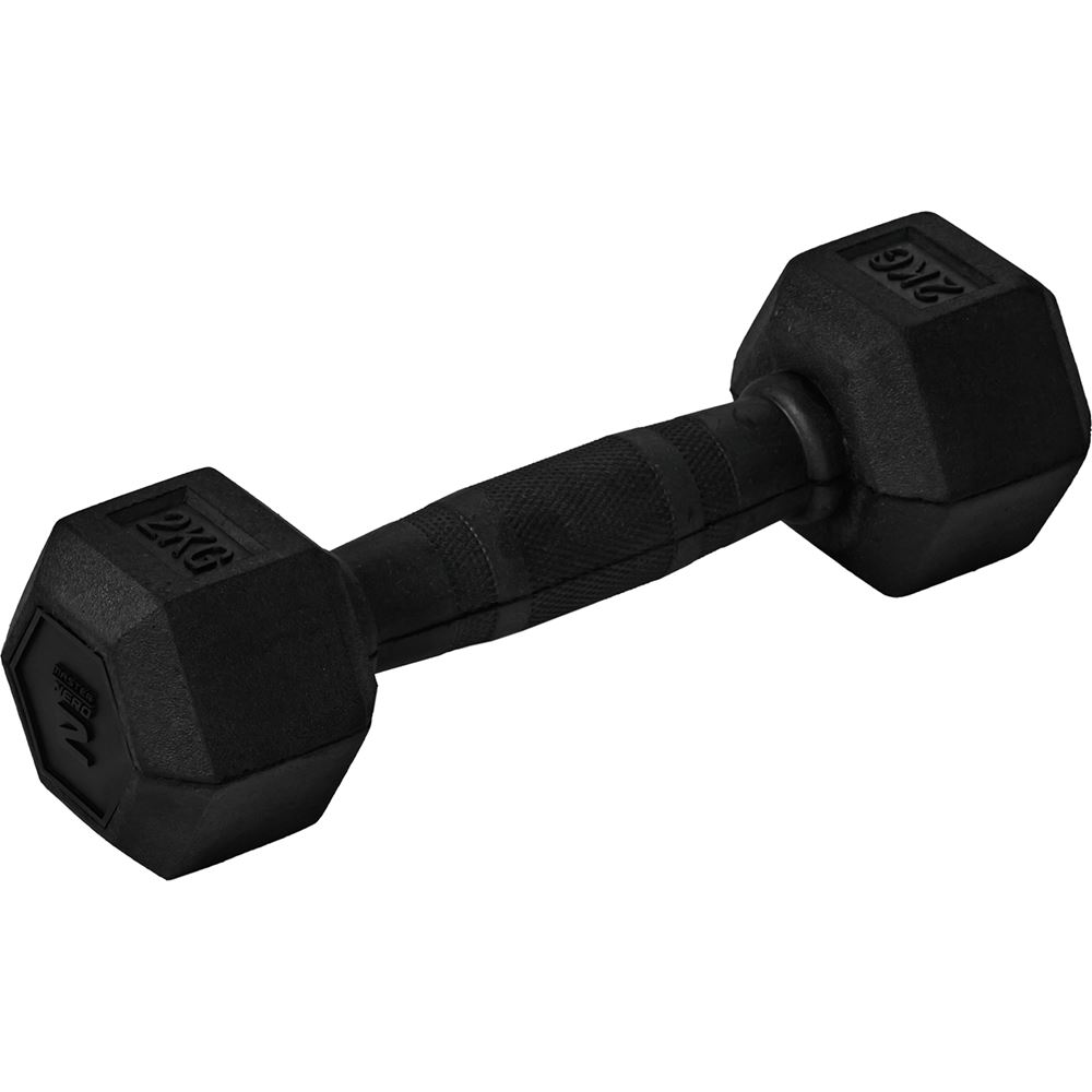 Master Fitness Nero Rubber Coated Hex, Hex hantler