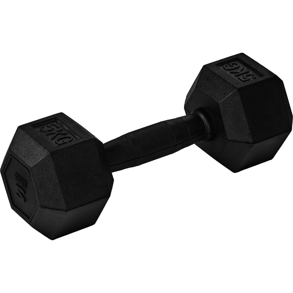 Master Fitness Nero Rubber Coated Hex, Hex hantler