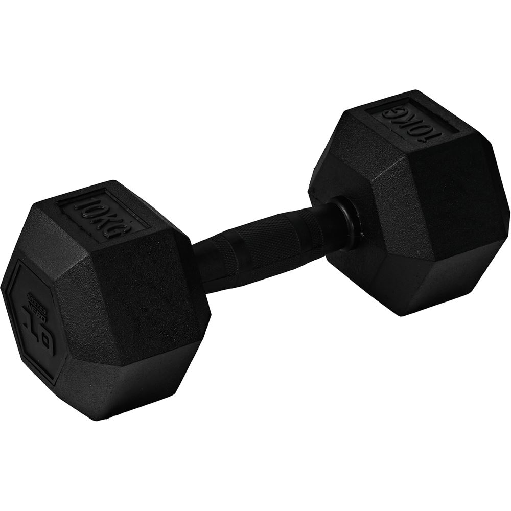 Master Fitness Nero Rubber Coated Hex, Hex hantler