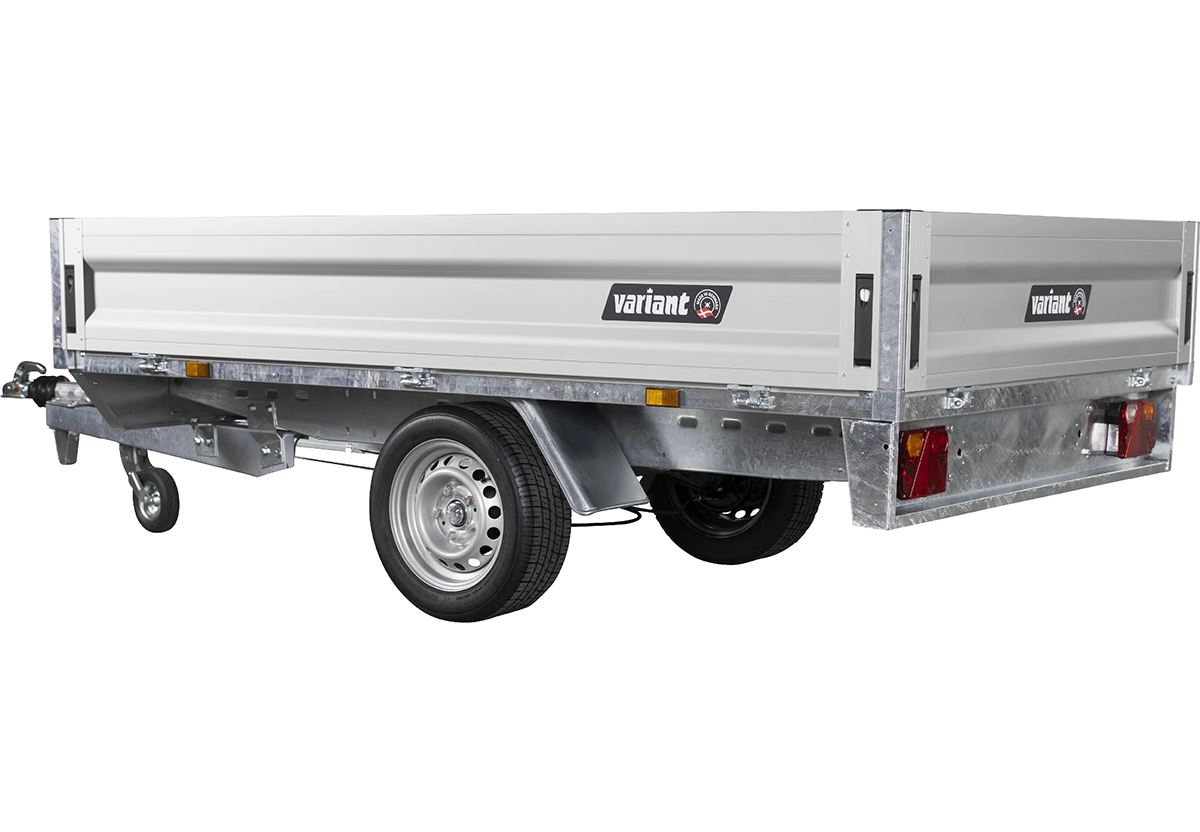 Variant 13P215, Bromsad högbyggd släpvagn