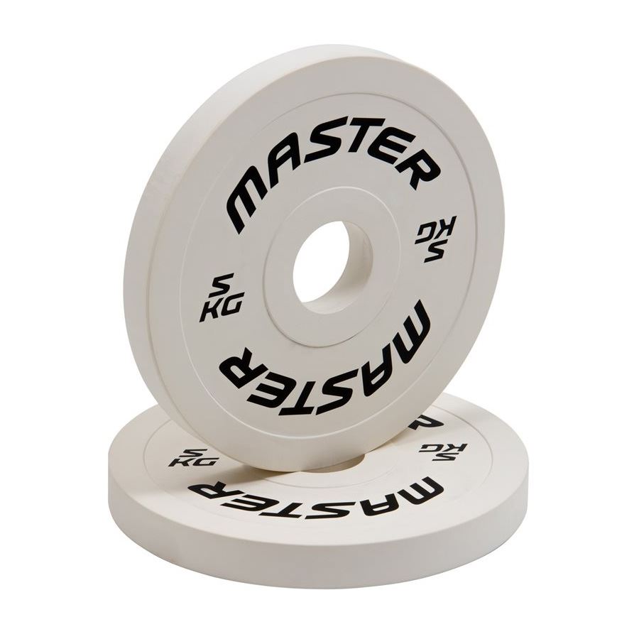 Master Fitness Change Plate 2 X 5 kg, Levypainot Kumipäällyste