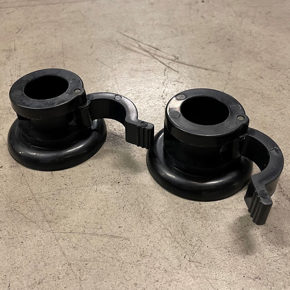 Läs mer om Master Fitness Snabblås ABS 25 mm Svart Modell (2 st), Viktlås