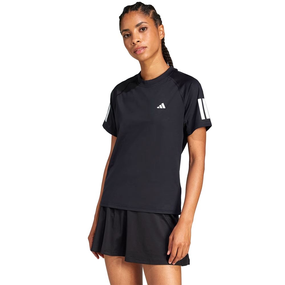 Läs mer om Adidas Club 3-Stripe, Padel- och tennis T-shirt dam