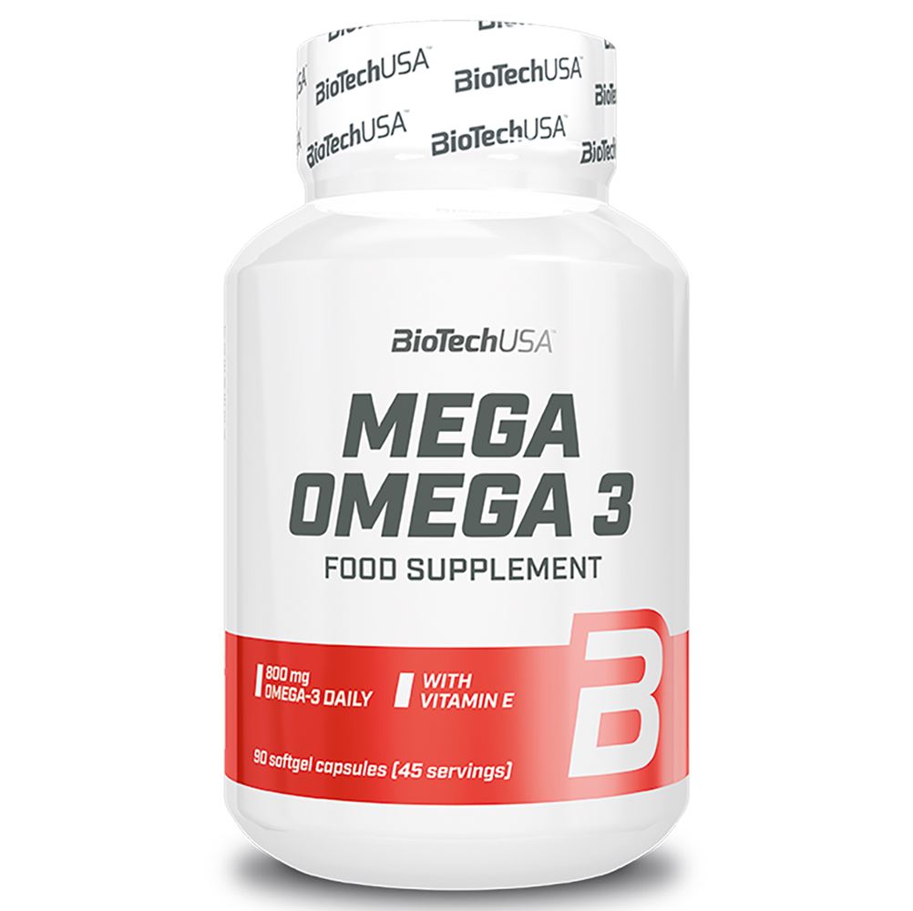 BioTechUSA Mega Omega 3, Vitaminer