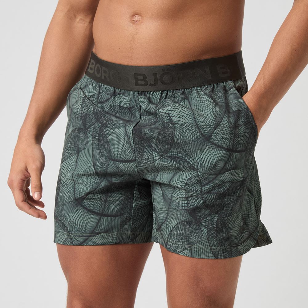 Björn Borg Ace Printed Shorts Padel- och tennisshorts herr
