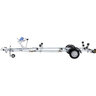 Bromsade båttrailers